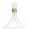 Progress Lighting Progress Lighting Parkhurst 1-Light Satin Brass Chandelier P500365-028
