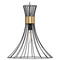 Progress Lighting Progress Lighting Parkhurst 1-Light Matte Black Chandelier P500365-31M