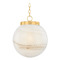 Mitzi by Hudson Valley Mitzi Piper Large Aged Brass Clear Glass Pendant H989701L-AGB