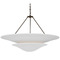 Visual Comfort Signature Collection Mollino Bronze Plaster White 40