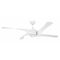 Craftmade Lighting Craftmade Lighting Venn White Ceiling Fan Without Light VNN58W4