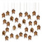 Currey and Company Lighting Currey and Company Iota Antique Brass & Silver Multi-Light Pendant 9000-1024