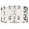 Crystorama Lighting Crystorama Lighting Libby Langdon Jennings Polished Nickel Flushmount Light 2263-PN