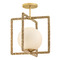 Hinkley Hinkley Keona Deluxe Gold LED Semi-Flushmount Light 48511DXG