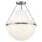 Hinkley Hinkley Collins Polished Nickel LED Semi-Flushmount Light 46893PN