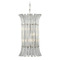 Visual Comfort Signature Collection Rhine Linear Chandelier in Clear Crystal and Polished Nickel ARN5074PN-CG