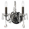Crystorama Lighting Crystorama Lighting Butler English Bronze Sconce 3022-EB-CL-S