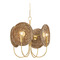 Mitzi by Hudson Valley Mitzi Anya Aged Brass 4-Light Chandelier H1020704-AGB