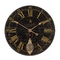 Uttermost Lighting Clock in Weathered Crackle Finish 6030