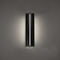 Modern Forms by WAC Lighting Modern Forms Strait Black LED Outdoor Wall Light WS-W82522-30-BK