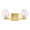 Savoy House Savoy House Lighting Castello Warm Brass LED Bathroom Light 8-1239-2-322
