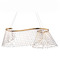 ET2 Lighting Et2 Tartan Brushed Champagne LED Island Light E24814-82BCN