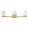 Savoy House Savoy House Lighting Castello Warm Brass LED Bathroom Light 8-1239-3-322