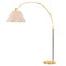 Mitzi by Hudson Valley Mitzi Tara Brass Terracotta Single Flush Mount HL1043401-AGB/TRB