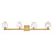 Savoy House Savoy House Lighting Castello Warm Brass LED Bathroom Light 8-1239-4-322