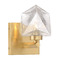 Savoy House Savoy House Lighting Castello Warm Brass LED Sconce 9-1239-1-322
