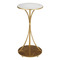 Currey and Company Lighting Currey and Company Orla Gold Leaf & Natural Marble Coffee & End Table 4000-0193