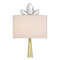 Currey and Company Lighting Currey and Company Trillium Clear / Brass LED Sconce 5900-0061