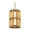 Modern Forms by WAC Lighting Modern Forms Austen Aged Brass LED Mini-Pendant Light with Hexagon Shade PD604615-AB