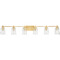 Progress Lighting Progress Lighting Adley 6-Light Satin Brass Vanity Light P300372-012