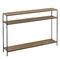 Currey and Company Lighting Currey and Company Lathi Antique Brass & Black Sofa Table 4000-0200