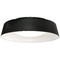 AFX Lighting Afx Lighting Duncan Black & White LED Flushmount Light DUNF15LAJUDBKWH