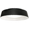 AFX Lighting Afx Lighting Duncan Black & White LED Flushmount Light DUNF20LAJUDBKWH