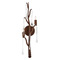 Currey and Company Lighting Currey and Company Morning Grove Rhine Gold / Clear Sconce 5000-0292