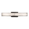 Modern Forms by WAC Lighting Modern Forms Lanza Black LED Bathroom Light WS-52420-BK