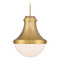 Minka Lavery Minka Lavery Purelight Legacy Brass Pendant Light with Bowl / Dome Shade 3934-732