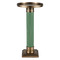 Currey and Company Lighting Currey and Company Gavin Green & Antique Brass Accent Table 4000-0209
