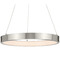 Progress Lighting Progress Lighting Radian 1-Light Brushed Nickel LED Pendant P500369-009-30