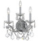 Crystorama Lighting Crystorama Lighting Maria Theresa Polished Chrome Sconce 4403-CH-CL-S