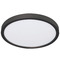 AFX Lighting Afx Lighting Edge Round Black LED Flushmount Light EGRF08LAJD3BK