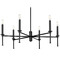 Progress Lighting Progress Lighting Elara 4-Light Matte Black Chandelier P400294-31M