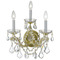 Crystorama Lighting Crystorama Lighting Maria Theresa Gold Sconce 4403-GD-CL-SAQ