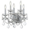 Crystorama Lighting Crystorama Lighting Maria Theresa Polished Chrome Sconce 4404-CH-CL-SAQ