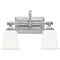 Quoizel Lighting Quoizel Lighting Nicholas Polished Chrome Bathroom Light NL8602C
