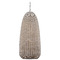 Visual Comfort Signature Collection Kokomo Polished Nickel Ash Wicker Pendant CHC5656PN-ASW