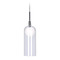 Kuzco Lighting Kuzco Lighting Stylo Chrome LED Mini-Pendant Light with Cylindrical Shade PD19804-CH-UNV