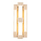Modern Forms by WAC Lighting Modern Forms Conan Beige Travertine / Aged Brass LED Sconce WS244616-WV/AB
