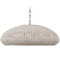 Visual Comfort Signature Collection Kokomo Polished Nickel Chalk Wicker Pendant CHC5659PN-CLW
