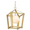 Minka Lavery Minka Lavery Shimmer Legacy Brass Pendant Light with Globe Shade 3784-732