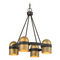 Savoy House Savoy House Lighting Andover Mediterranean Bronze Chandelier 1-1151-4-333
