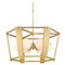 Minka Lavery Minka Lavery Shimmer Legacy Brass Pendant Light with Globe Shade 3786-732