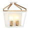 Matteo Lighting Matteo Lighting Mavonshire White & Aged Gold Brass Sconce W67012WHAG