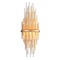 Corbett Lighting Modern Art Deco LED Sconce Gold Leaf / Stainless Theory by Corbett Lighting 238-12-GL/SS