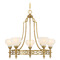 Savoy House Savoy House Lighting Allston Warm Brass Chandelier 1-1606-5-322