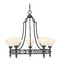 Savoy House Savoy House Lighting Allston Matte Black Chandelier 1-1606-5-89