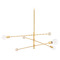 Mitzi by Hudson Valley Mitzi Cora Aged Brass 3-Light Chandelier H491803-AGB
